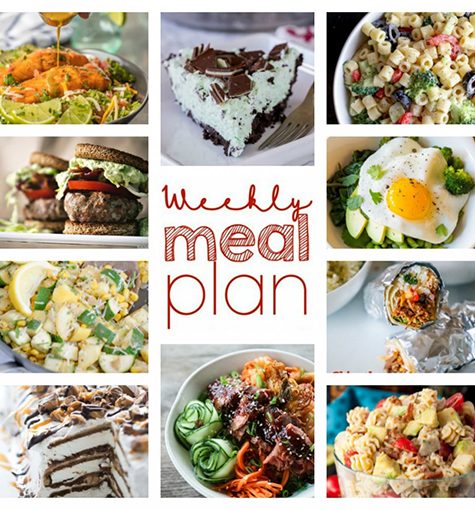 Weekly Meal Plan {Week 96} - 10 great bloggers bringing you a full week of recipes including dinner, ideas for summer pot lucks, sides dishes, and desserts!