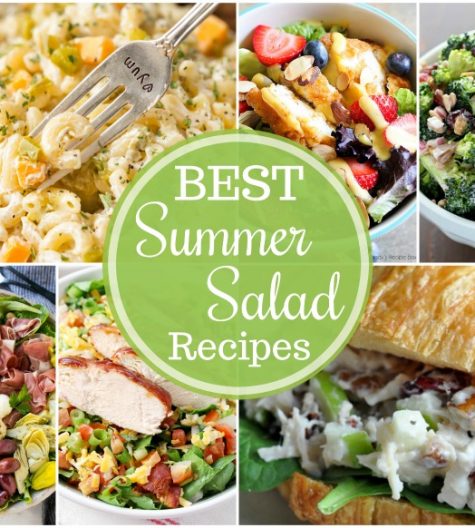 The Best Summer Salad Recipes - including pasta, potato and fruit salads - are the perfect sides for grilling out, picnics and potlucks, or just every day!