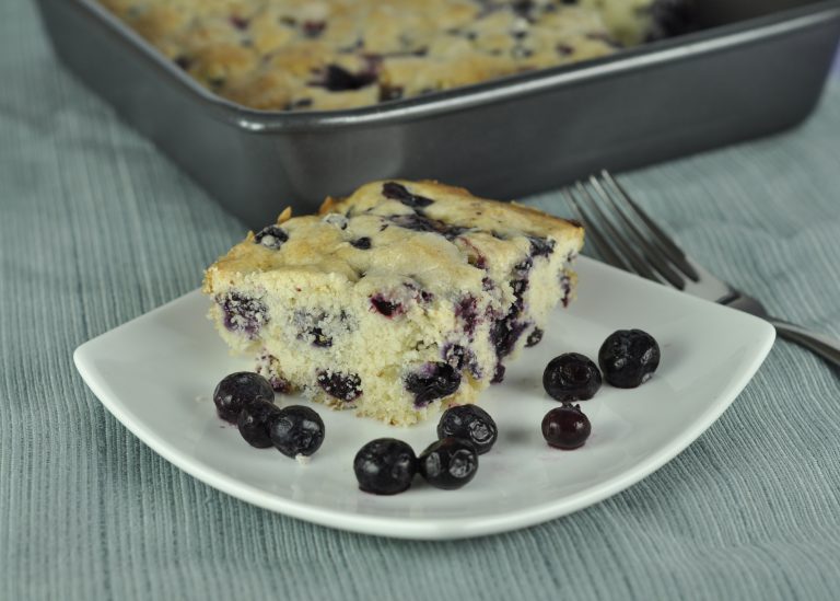 Blueberry Breakfast Cake - Wildflour Farmhouse