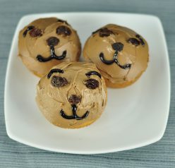Easy Groundhog Day Caramel Cupcakes