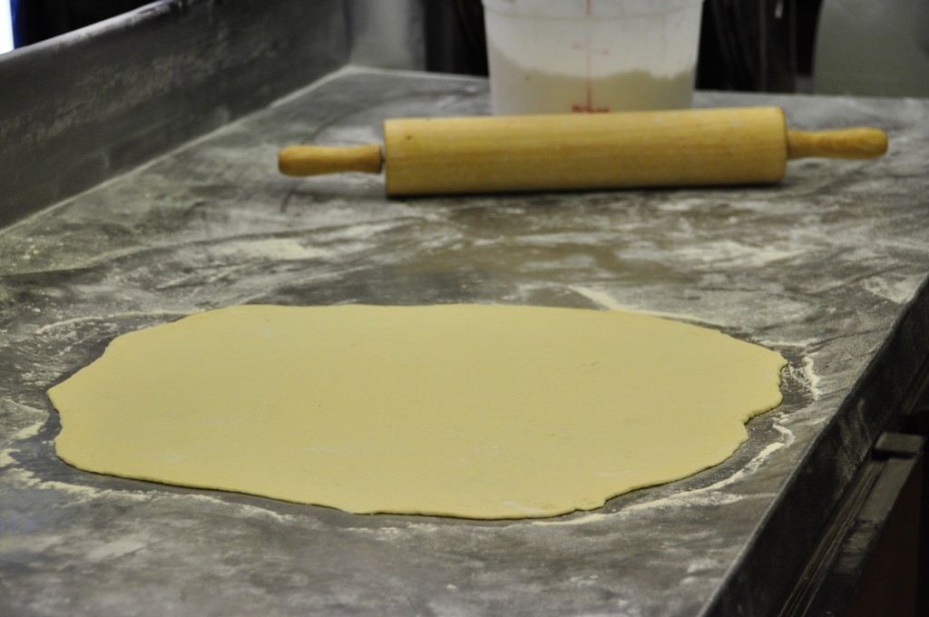 Pepperoni Pizza Bread made in the kitchen at Russo's Clubhouse Pizza in Greece, New York.