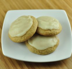 Soft Brown Sugar Cookies with Browned Butter Frosting