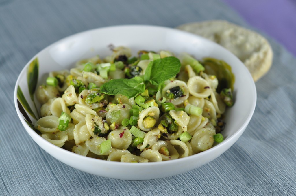 Orecchiette Pasta with Pistachios Recipe and Mint from Frankie Spuntino Italian Restaurant