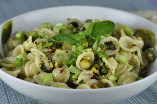 My Pistachio Pasta recipe is so creamy and full of flavor. This easy pasta dish would be a great recipe to add to your arsenal of easy plant-based meals! 