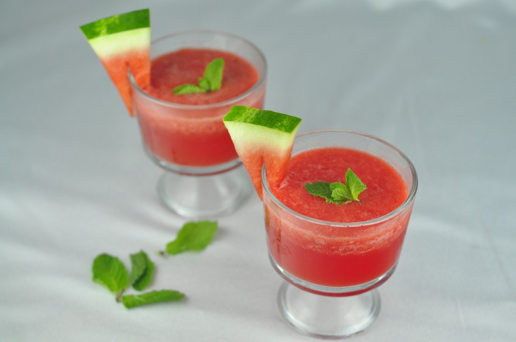 Watermelon Lemon Cooler with Mint