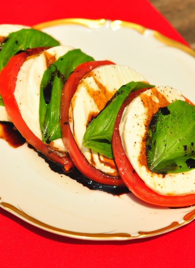 Caprese Salad with Balsamic Reduction
