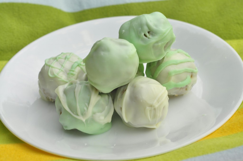 White Chocolate Key Lime Golden Oreo Truffles.