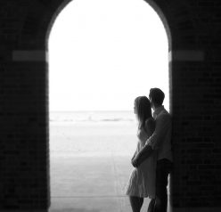 Engagement Pictures are Charlotte Beach, New York