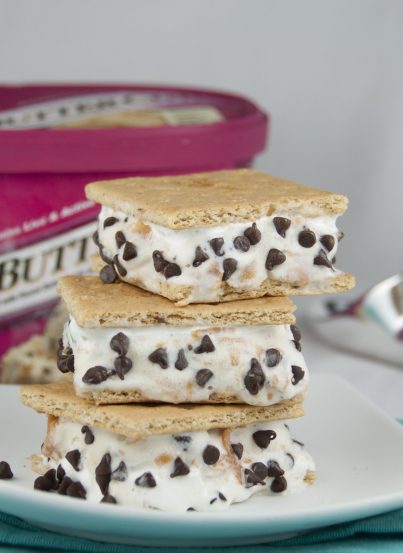 Frozen S'mores made with Perry's Peanut Butter Chip Frozen Yogurt