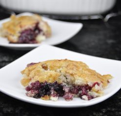 Blackberry Cobbler Recipe from Pioneer Woman's recipe. Easy and delicious!