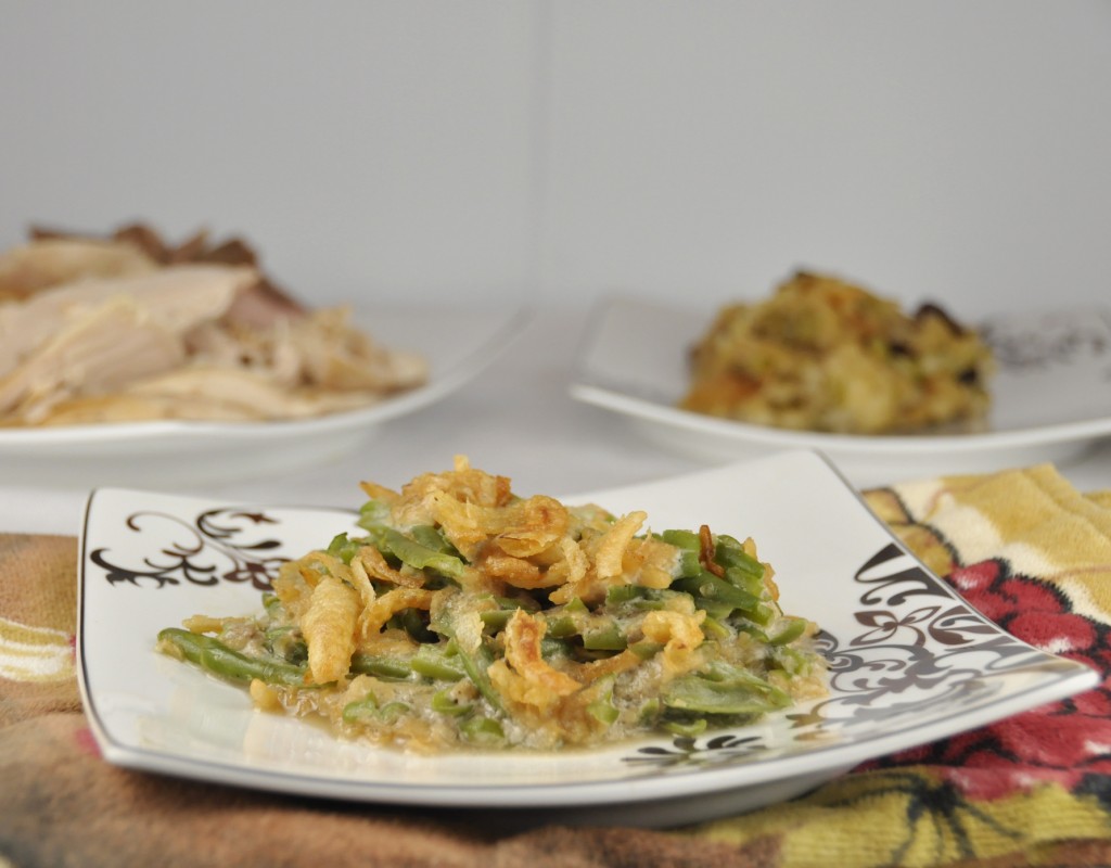 Green Bean Casserole.  Perfect for Thanksgiving or Christmas!