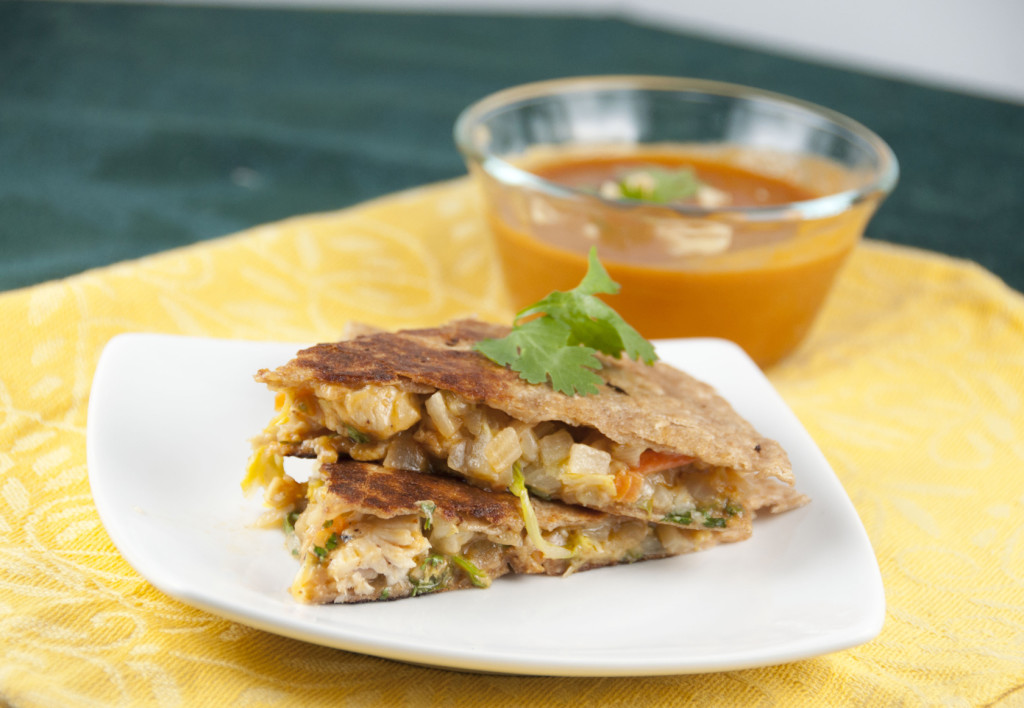 Thai Chicken Quesadillas