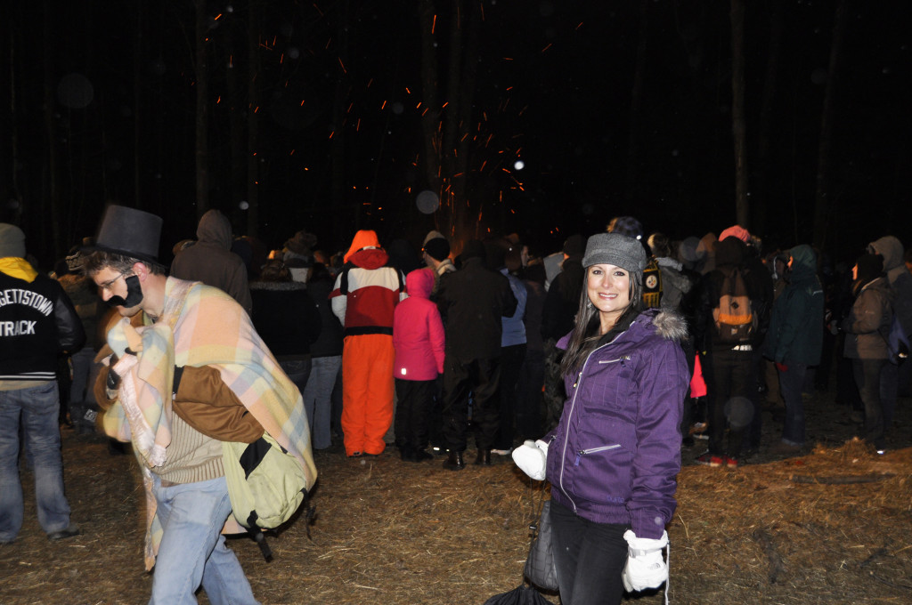 Groundhog Day Weekend, Punxsutawney, Pennsylvania. Gobbler's Knob.