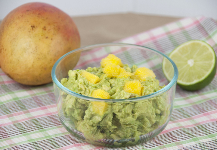 Mango Guacamole Recipe with Cilantro for Cinco de Mayo