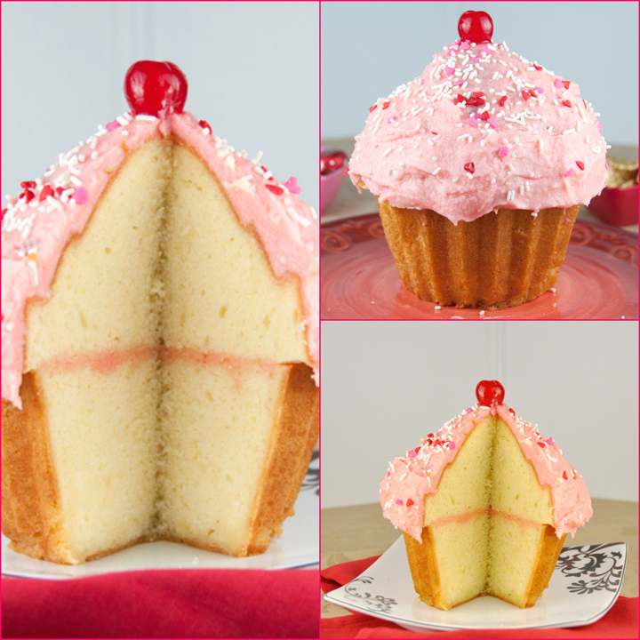 Giant Cupcake cake silicone mould handmade