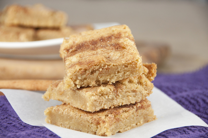 Snickerdoodle Blondies Wishes And Dishes 