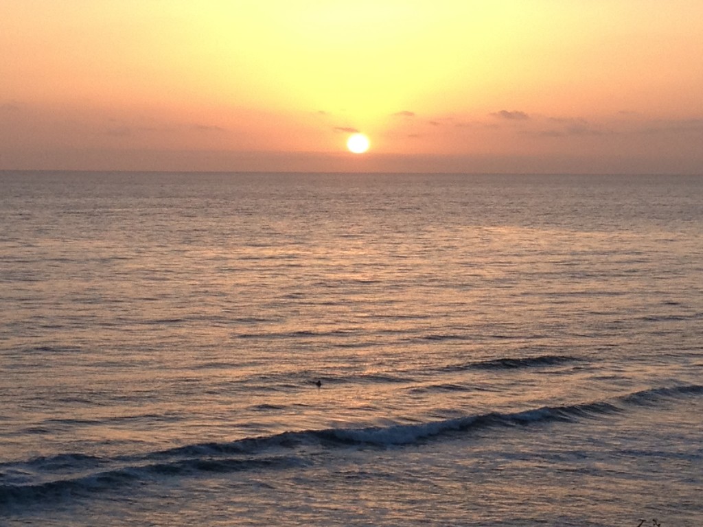 Sunset Carslbad Beach, San Diego