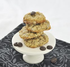 Thick & Chewy Oatmeal Chocolate Chip Cookies Recipe. The best!