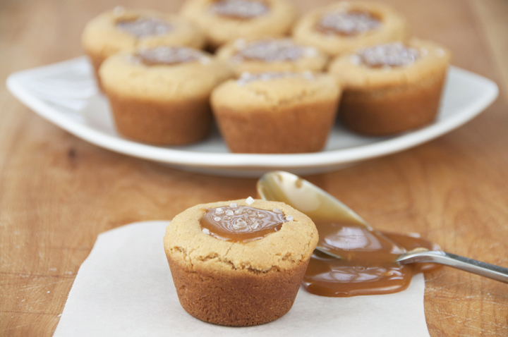 Salted Caramel Peanut Butter Cookie Cups Recipe
