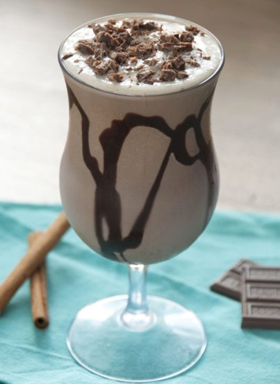 Frozen Mexican Hot Chocolate Recipe inspired by Serendipity's in New York City and Miami.
