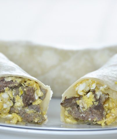 Steak and Egg Breakfast Burritos Recipe Mexican Style
