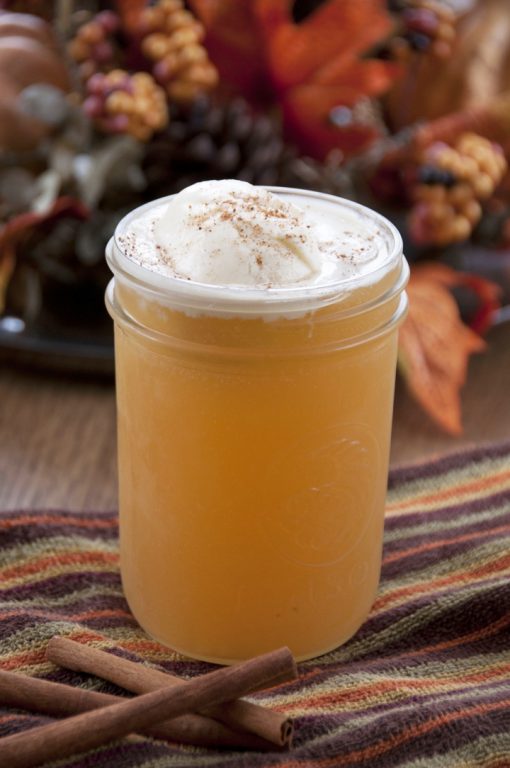 Apple Cider Floats Recipe made with ginger al and perfect for fall!