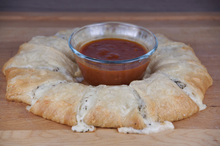 Cheesy Italian Dipper Recipe made with Fontina cheese and crescent rolls.