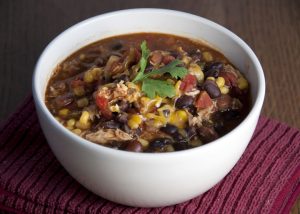 Crock Pot Chicken Taco Soup | Wishes and Dishes