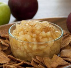 Fresh Apple Pie Dip Recipe made with fresh apples. Great for Thanksgiving dessert or side dish.