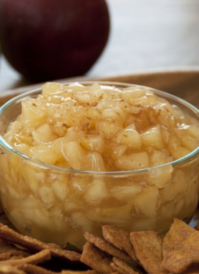 Fresh Apple Pie Dip Recipe made with fresh apples. Great for Thanksgiving dessert or side dish.