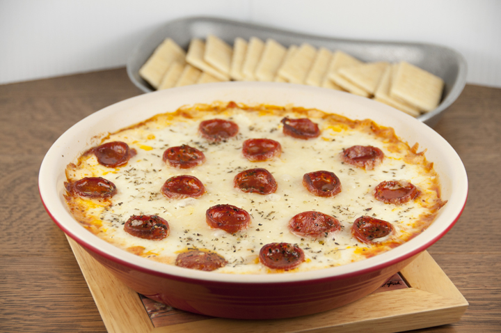 Pepperoni Pizza Dip  Wishes and Dishes