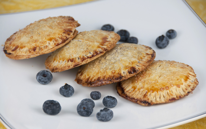 Gluten Free Blueberry Hand Pies Recipe made with Bob's Red Mill pie crust mix