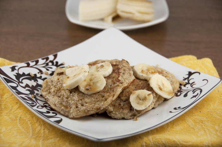 Banana Walnut Pancakes Recipe made with Healthy Farina Hot Cereal