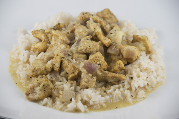 Curried Coconut Chicken Recipe.  Great Asian dish!