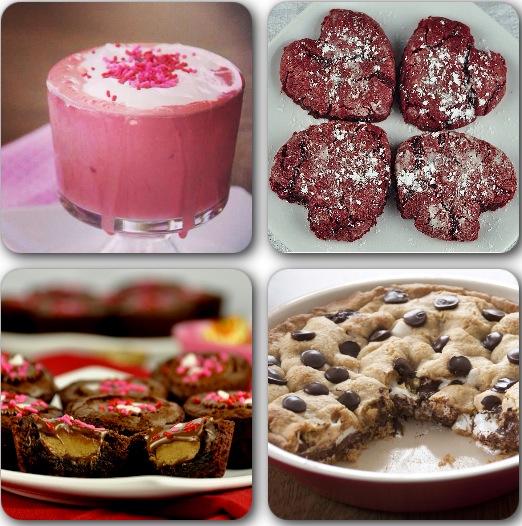 Valentine's Day Easy Recipe Dessert Ideas. 