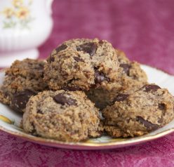 Healthy Gluten Free Almond Chocolate Chip Cookies recipe made with Bob's Red Mill Almond Flour
