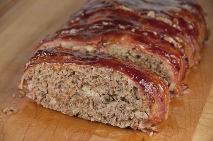 Bacon Wrapped BBQ Meatloaf Recipe.  This is the best meatloaf I have ever made and it's easy to make.