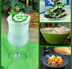 Green St. Patrick's Day Recipe Ideas www.wishesndishes.com