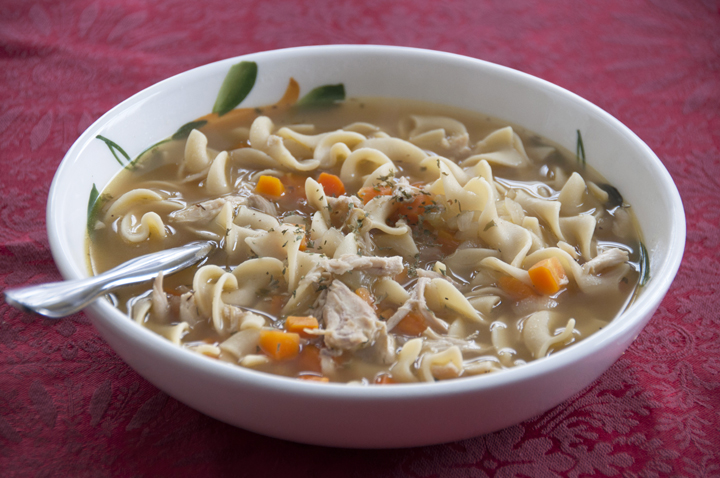 Homemade Chicken Noodle Soup - Comfort food at it's finest.