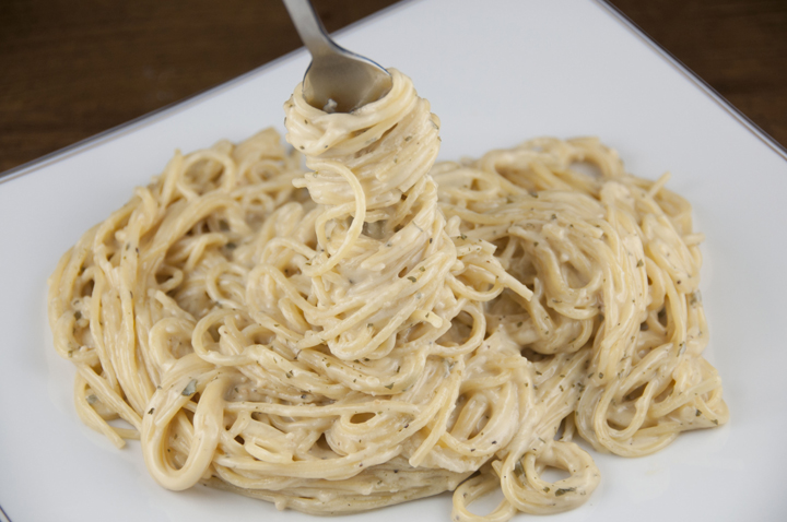 Angel Hair Pasta With Garlic, Herbs, and Parmesan Recipe