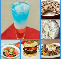 Memorial Day recipe roundup ideas for grilling out or picnics.