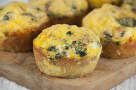 Scrambled Egg Breakfast Muffins | Wishes And Dishes