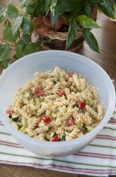 Simple Pasta Salad | Wishes and Dishes