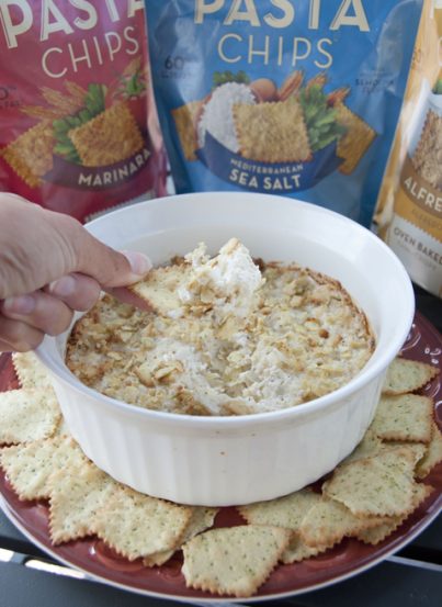 Baked Vidalia Onion Dip is a cheesy dip that you will love so much you'll have a hard time tearing yourself away from the appetizer table.