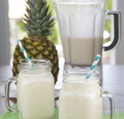 This refreshing blended drink recipe is the perfect way to cool down on a hot day! The fresh, summery flavors of this frozen Caribbean Slush are simply delicious.