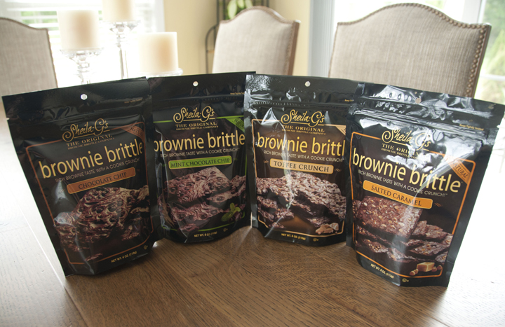Sheila's Brownie Brittle Packages
