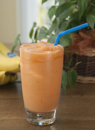 A great tasting healthy smoothie made with fruits and vegetables. This smoothie recipe is so tasty that kids (or adults) will not even know it's good for them.
