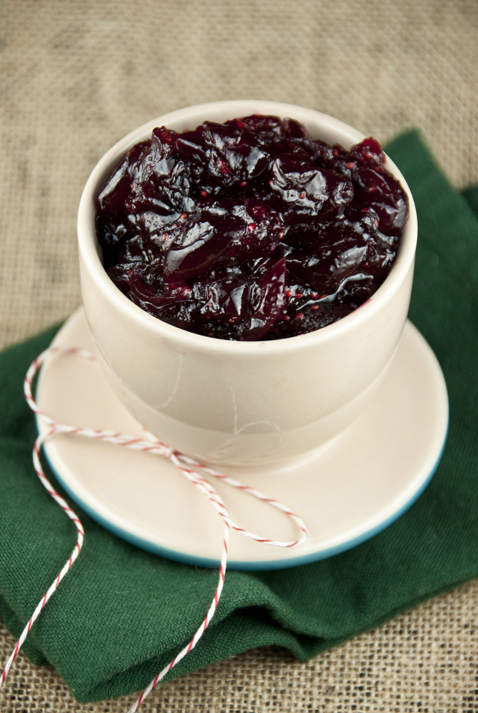 Orange Cointreau Baked Cranberry Sauce | Wishes and Dishes