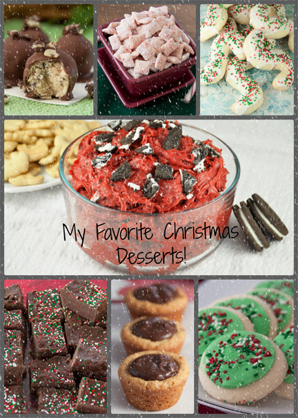 My top twelve favorite Christmas dessert ideas, including quick breads, cobblers, puppy chow, cookies, and truffles.  There is something for everyone here!