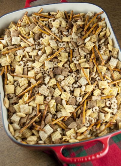This Chex Party Mix recipe will be the perfect snack for any occasion, from game-day parties or picnic, to holidays get-togethers. This makes enough to feed a big crowd!